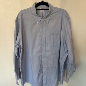 Brooks Brothers Shirt - 18 36 - Light Blue - Madison Fit